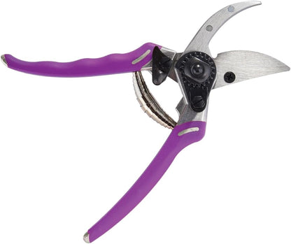 Dramm ColorPoint Stainless Steel Compact Garden Pruning Shears, Hand Pruner, Garden Clippers, with Heavy Duty Blade and Easy grip Handle, Yellow