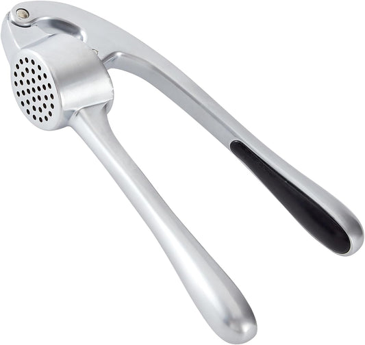 HiramWare Garlic Press, Premium Rust Proof Kitchen Garlic Mincer Crusher Squeezer with Ergonomic handle, Ginger Crusher with Good Grip, Easy to Clean, Dishwasher Safe
