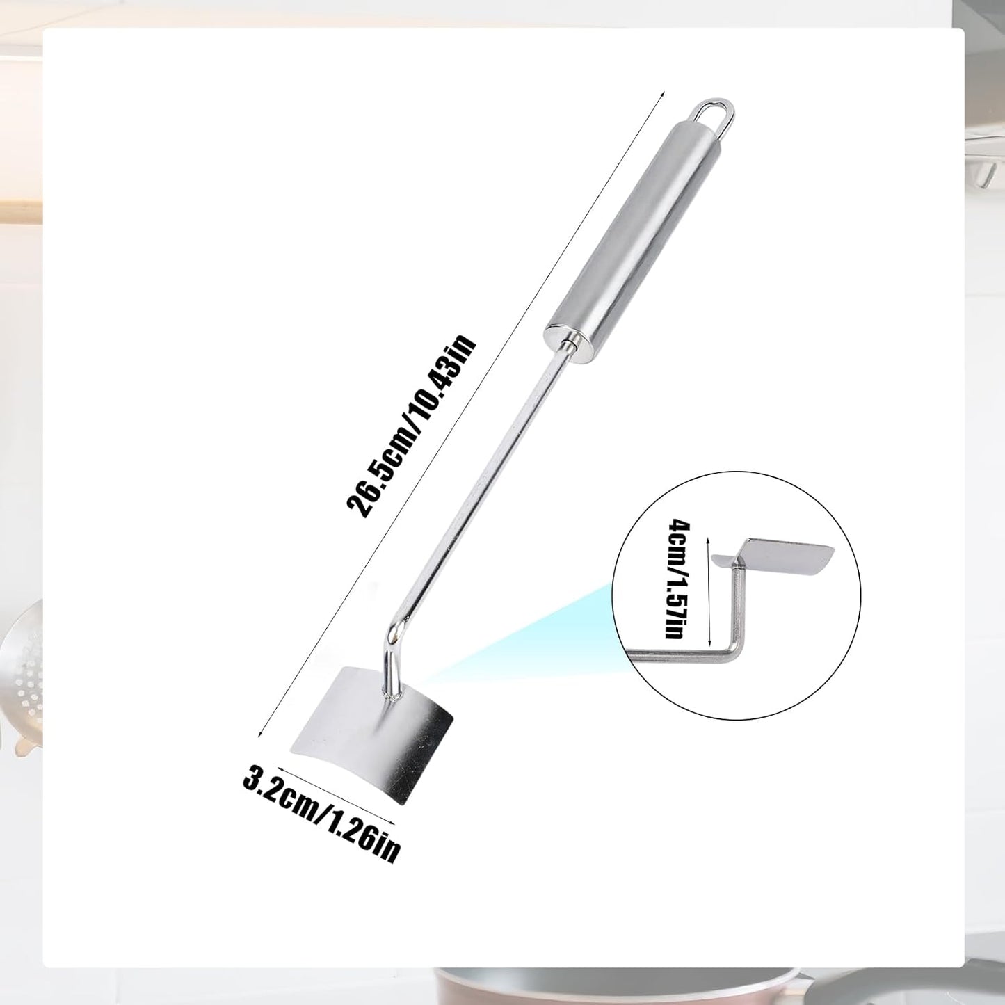 2pcs Long Handle Corn Stripping Tool, Stainless Steel Corn On The Cob Remover Peeler Stripper Kernel Scraper Cutter Husker Shucker Sheller for Home Kitchen Restaurant BBQ