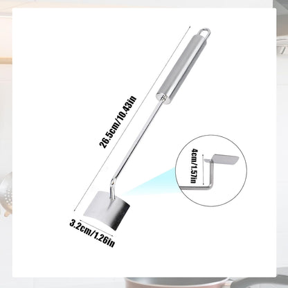 2pcs Long Handle Corn Stripping Tool, Stainless Steel Corn On The Cob Remover Peeler Stripper Kernel Scraper Cutter Husker Shucker Sheller for Home Kitchen Restaurant BBQ