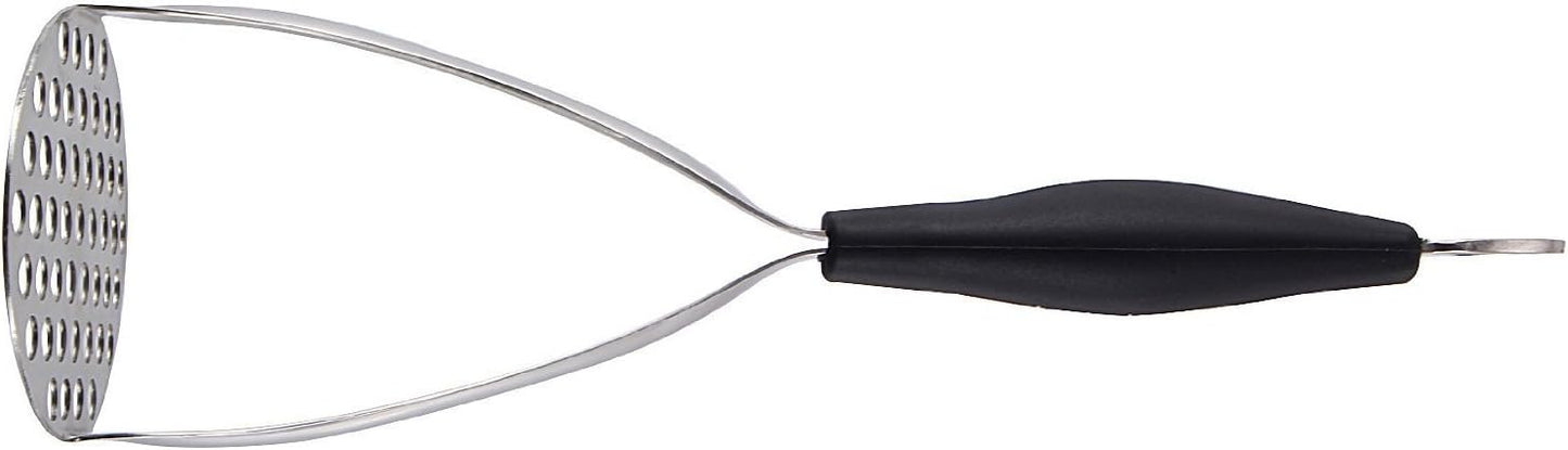 Joyoldelf Heavy Duty Stainless Steel Potato Masher with Potato Peelers, Masher Kitchen Tool & Food Masher/Potato Smasher with Silicone Handle, Perfect for Bean, Vegetable, Fruits, Avocado, Meat
