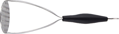 Joyoldelf Heavy Duty Stainless Steel Potato Masher with Potato Peelers, Masher Kitchen Tool & Food Masher/Potato Smasher with Silicone Handle, Perfect for Bean, Vegetable, Fruits, Avocado, Meat