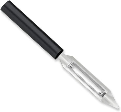 Rada Cutlery Vegetable Peeler (R132), 1.75" Stainless Steel Swiveling Blade, Silver Handle