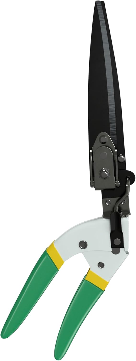 Miracle-Gro 8 in. All-Purpose Steel Garden Utility Shears with Serrated Blades – Comfort Grip Yard and Garden Scissors for Pruning Plants, Flowers, and Herbs
