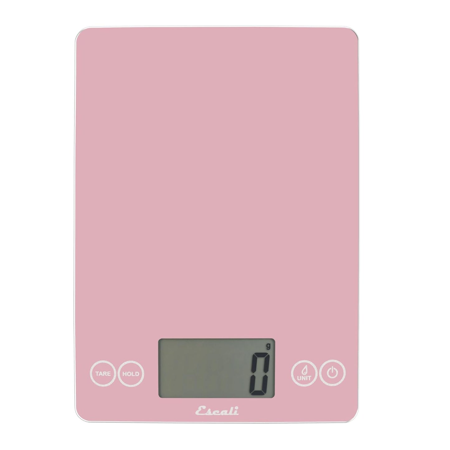 Escali Arti Glass Food Scale Digital Countertop Kitchen, Baking and Cooking Scale with Nutrition and Calorie Counter, 15-Pound Capacity, 9" x 6.5" x .75", Gray Storm