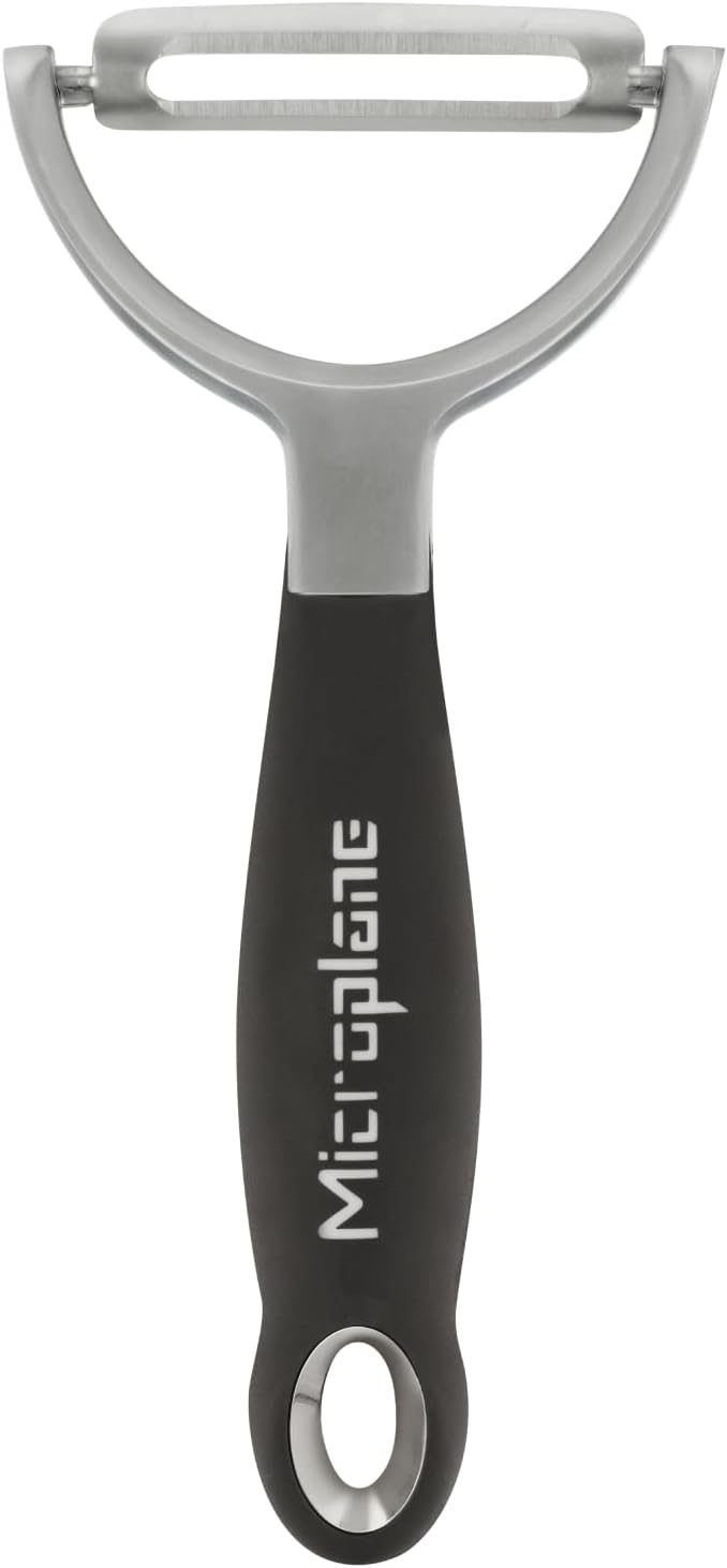 Professional Y Serrated Blade Stainless Steel Peeler - Ultra-Sharp Comfort Handle Dishwasher Safe Peeler