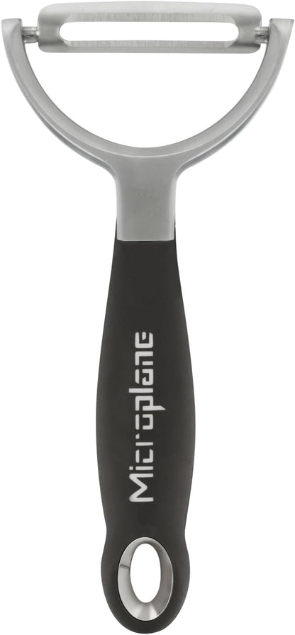 Professional Y Serrated Blade Stainless Steel Peeler - Ultra-Sharp Comfort Handle Dishwasher Safe Peeler