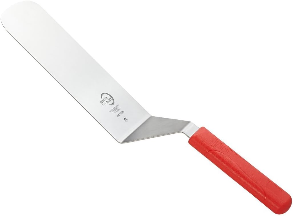 Mercer Culinary Millennia Bench Scraper, 5 7/8 Inch X 3 1/2 Inch Blade, Black Handle