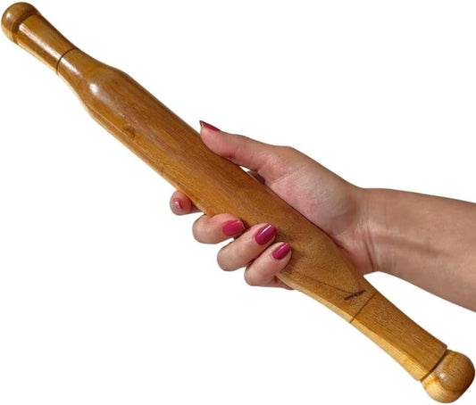 Wooden Rolling Pin Belan for Kitchen Chapati Chapati Roller Papad Wooden Rolling Pin Roller (Brown_14inch)