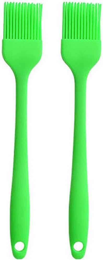 Silicone Oil brush, for BBQ Kitchen Cooking Baking and Grilling (3 PCS,orange)