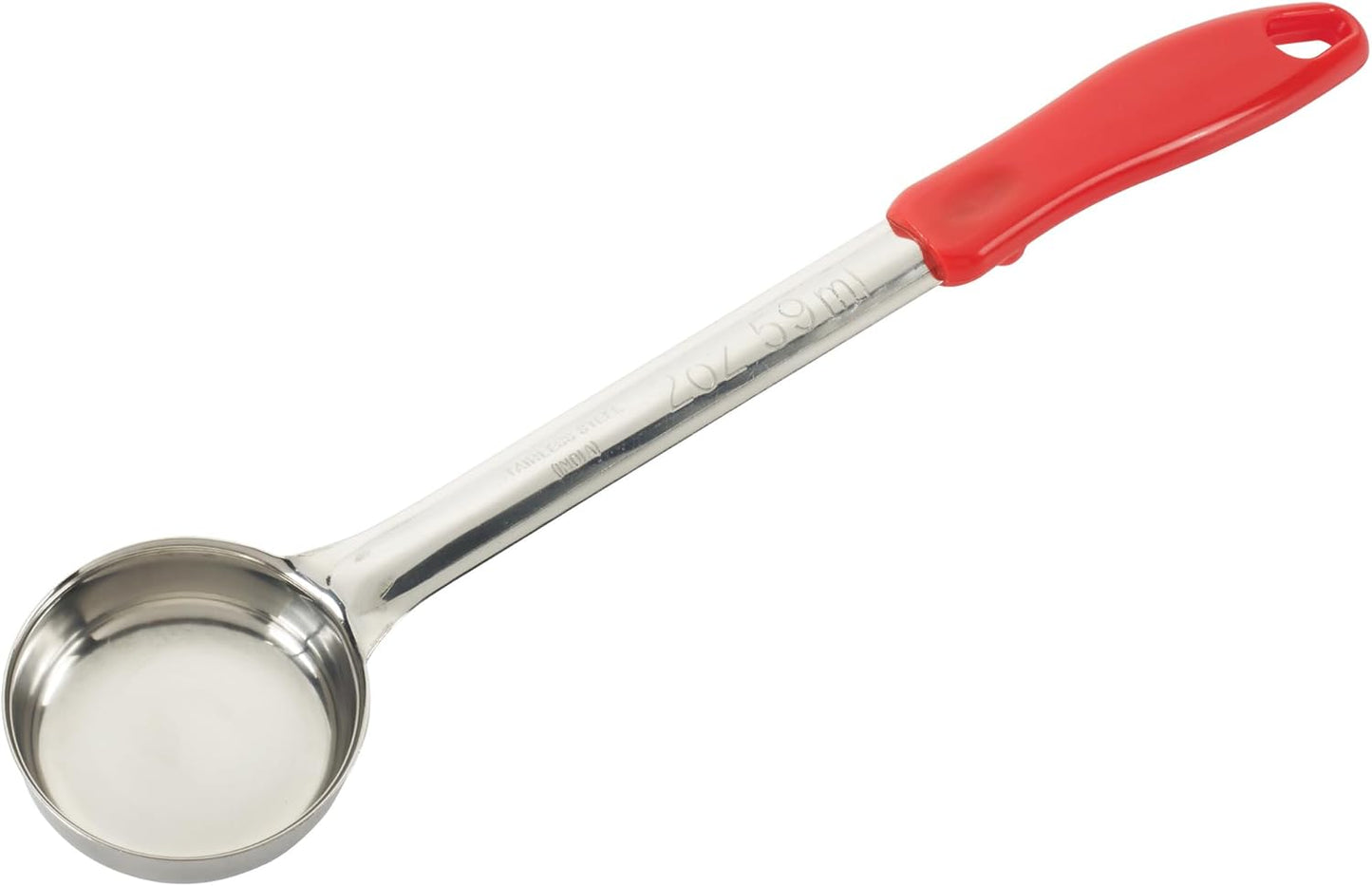 Winco Solid Food Portioner, 1-Ounce, Medium, Stainless Steel, Yellow