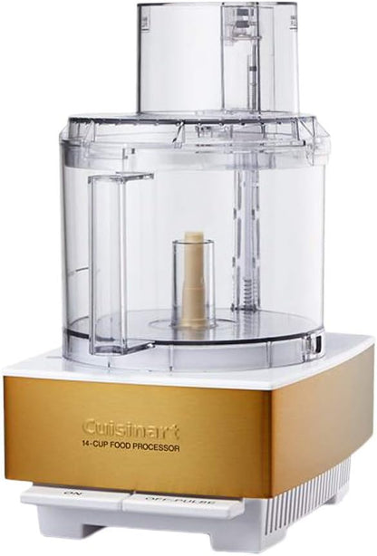Cuisinart 7-Cup Pro Classic Food Processor, 600-Watt Motor, Vegetable Chopper & Blender for Mincing, Dicing, Shredding, Puree & Kneading Dough, DLC-10SYP1, White