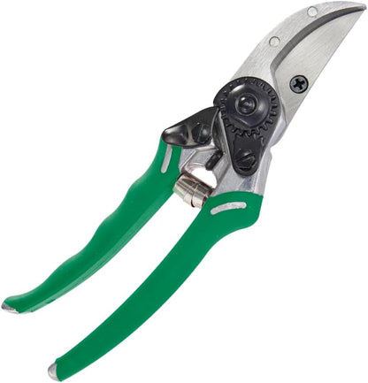 Dramm ColorPoint Stainless Steel Compact Garden Pruning Shears, Hand Pruner, Garden Clippers, with Heavy Duty Blade and Easy grip Handle, Yellow