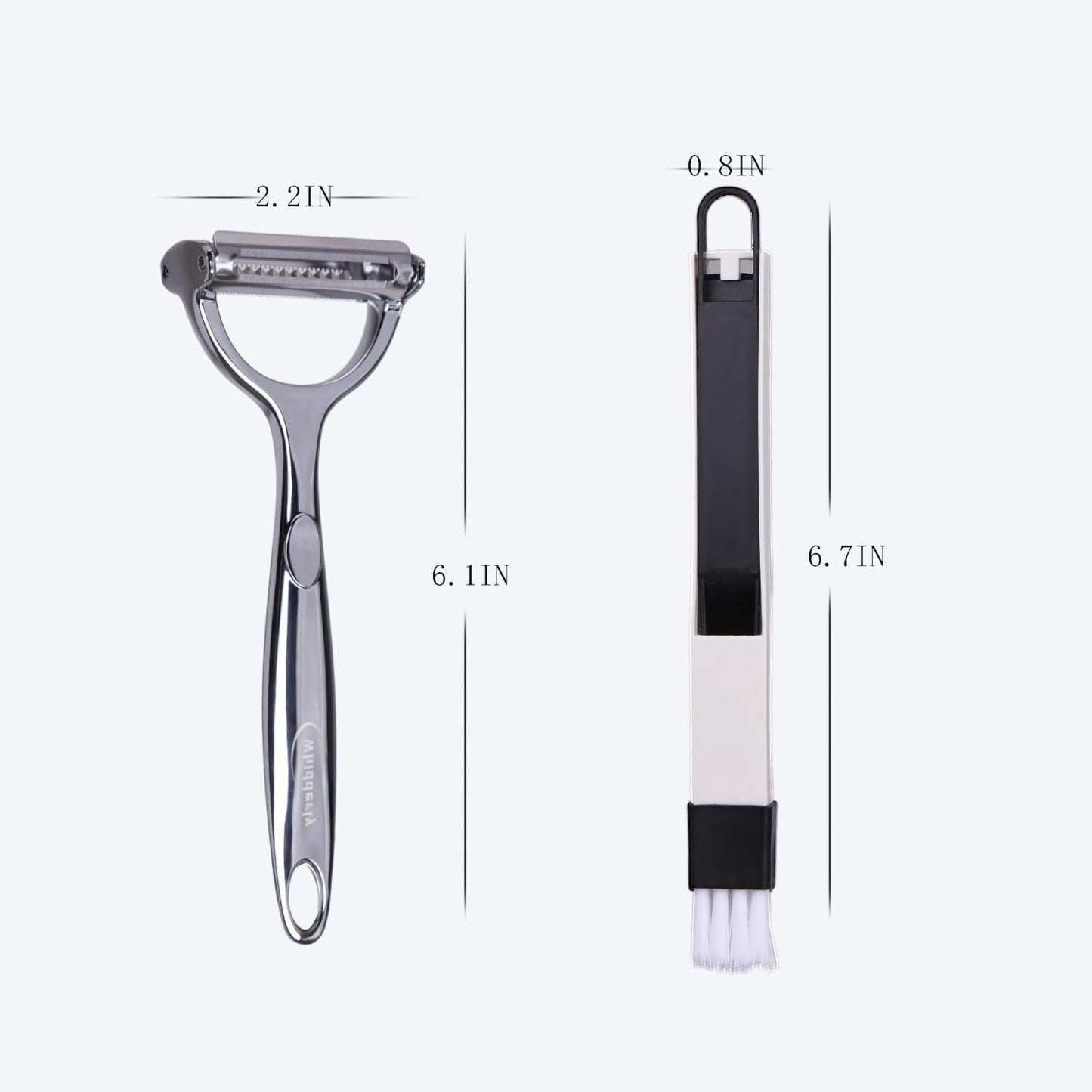 Multifunction 2-in-1 Julienne Peeler Vegetable Peeler, Potato Peelers, Peelers for Kitchen Y Peeler for Carrot Potato Melon Kiwi, Kitchen Cooking Tools (dual-purpose)