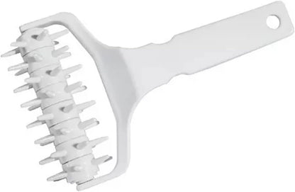 Pizza Dough Docker, Professional Dough Roller with Spikes, Plastic Pizza Pastry Docker Roller Pizza Docking Tool for Home & Commercial Kitchen, 8.1 X 4.7 X 2.6in