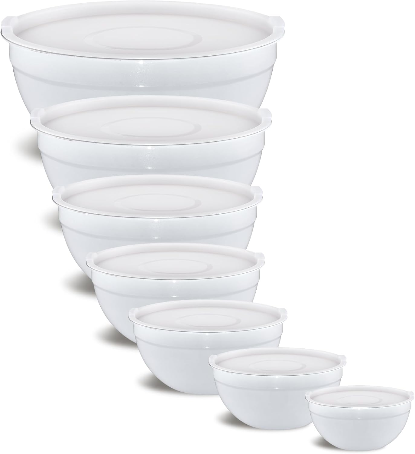 Gold Mixing Bowls With Airtight Lids,Stainless Steel Bowl,Salad Bowls 7 Piece Colorful Nesting Bowl Gold Kitchen Accessories,Size 7,3.6,2.7,2.1,1.5,1.1,0.8QT Stackable Design
