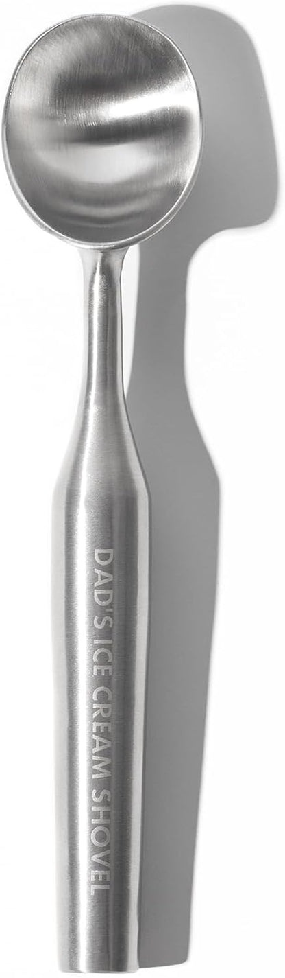OYV Stainless Steel Ice Cream Scoop, Ergonomically Designed Handle for Comfort, Heavy Duty Ice Cream Scooper, One-Piece Design Ice Cream Scoops, Dishwasher Safe
