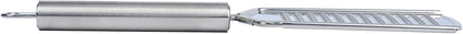 Restaurantware Stainless Steel Fine Cheese Grater - German Standard Lemon Zester with Ergonomic Handle, Sharp Blades, Dishwasher Safe - Handheld Kitchen Grater for Parmesan, Garlic, Ginger