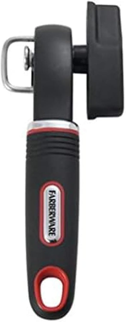 Farberware Soft Grips Can Bottle Opener, One Size, Red/Black