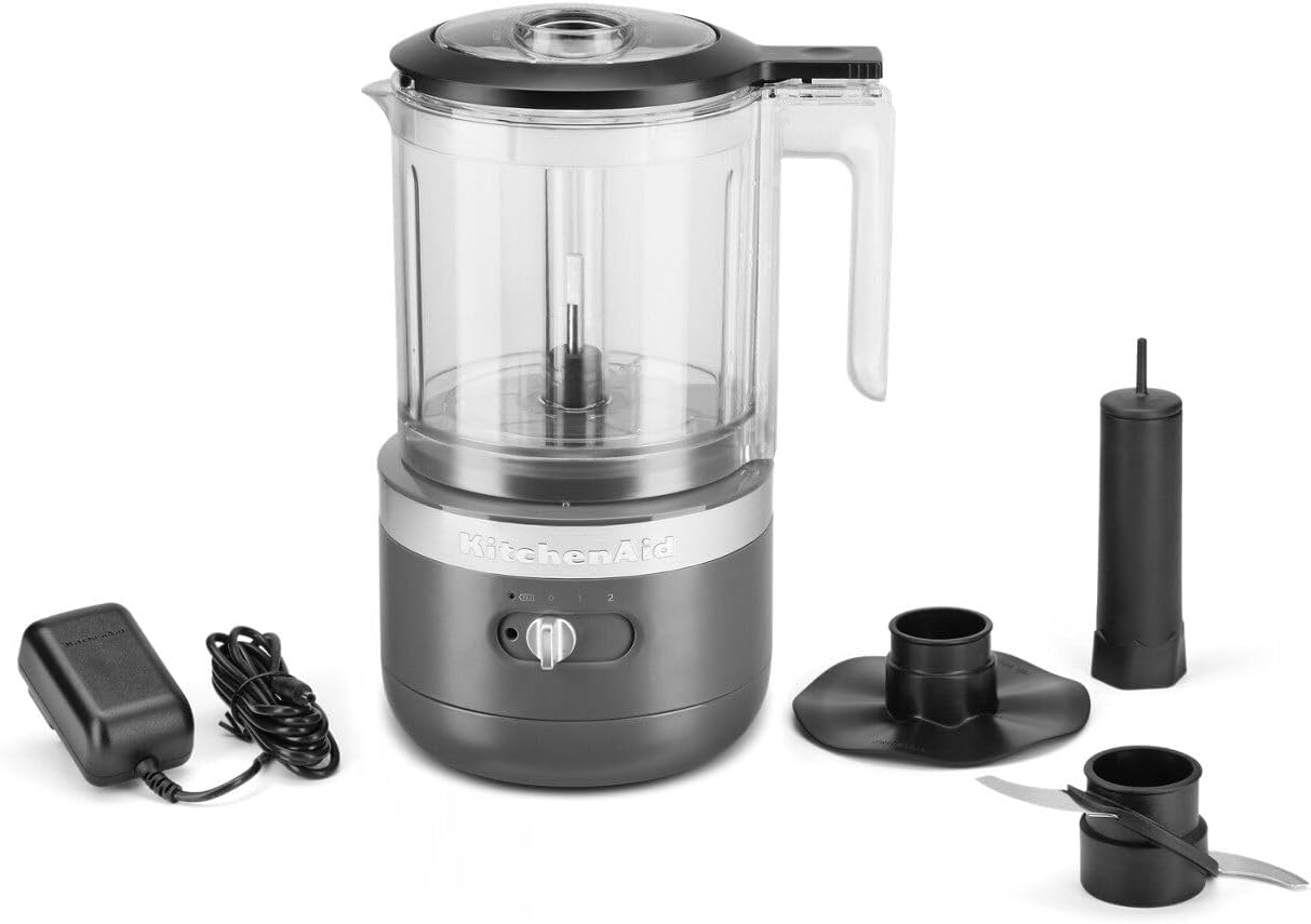 KitchenAid 5 Cup Food Chopper KFC0516BM, Matte Black