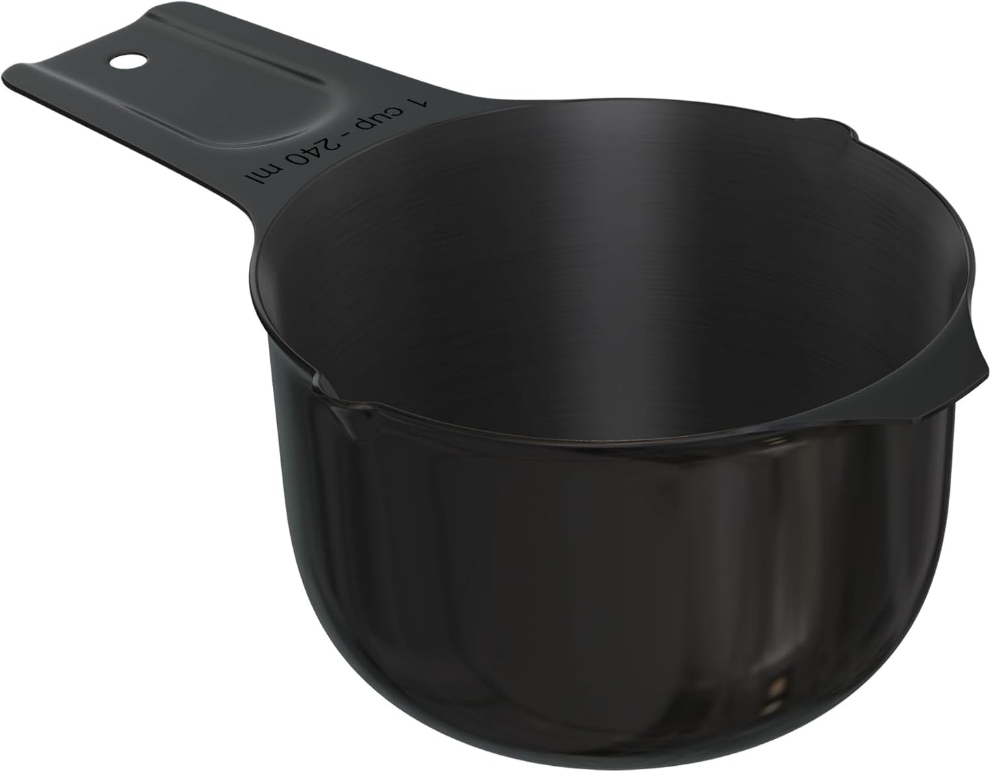 Color Up 2 Cup Measuring Cup, 480ml Stainless Steel Metal, Easy-Pour Spouts, Engraved Markings, Flat Base, Dishwasher Safe, for Dry and Liquid Ingredients