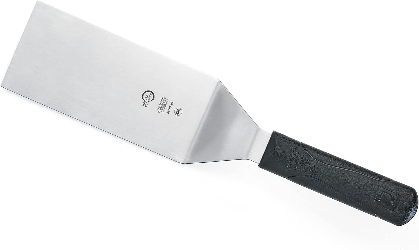 Mercer Culinary Millennia Bench Scraper, 5 7/8 Inch X 3 1/2 Inch Blade, Black Handle