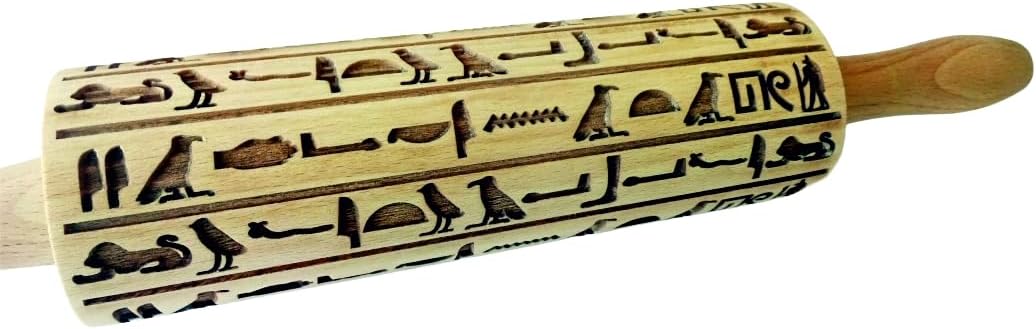 HEARTS EMBOSSING ROLLING PIN WOODEN ROLLING PIN for EMBOSSED COOKIES with LOVE HEARTS