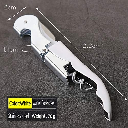 Kit-Home Professional Waiter Corkscrew Wine Openers Set (4 PCS),Upgraded with Heavy Duty Stainless Steel Hinges Wine Key for Restaurant Waiters, Sommelier, Bartenders