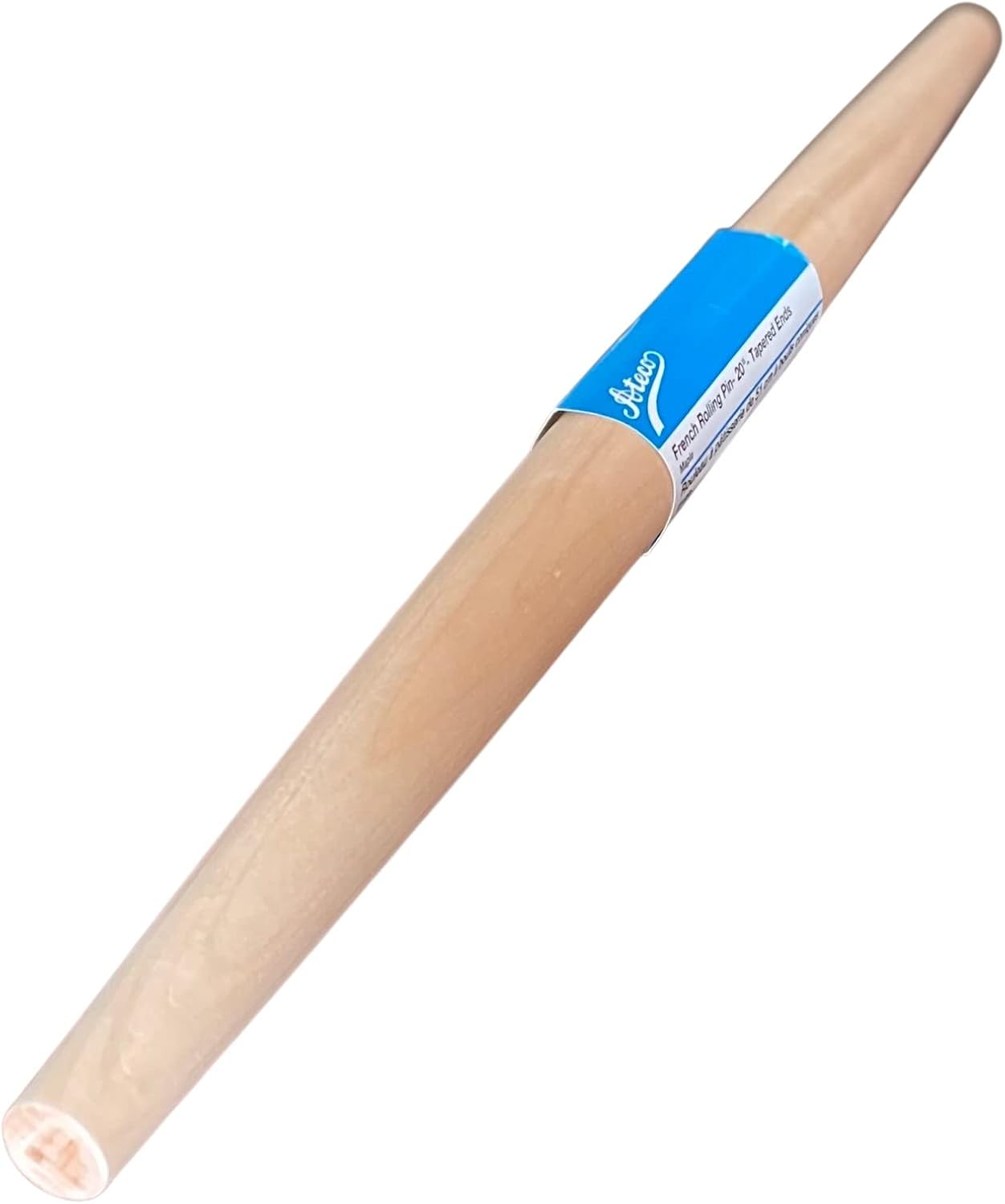 Ateco 20175 French Rolling Pin,20-Inches Long, Made of Solid Maple, Made in Canada