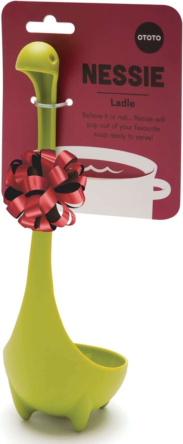 OTOTO The Original Nessie Ladle - Soup Ladle, Cute Gifts, Funny Kitchen Gadgets, Loch Ness design, Cooking Gifts for Mom - Cute and Practical Kitchen Utensils - Unique Gifts for Women