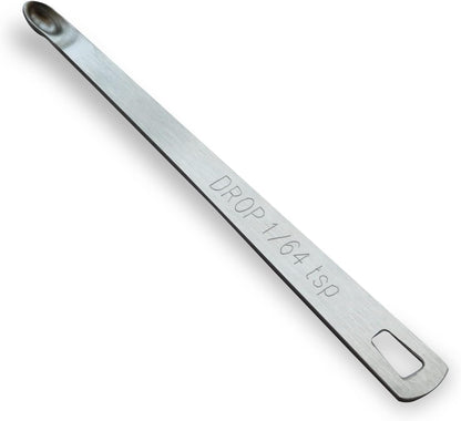 2PCS 1/8 Teaspoon(1/8tsp, 0.625 ml, Dash) Single Tiny Measuring Spoon, Small Individual Stainless Steel Measure Spoons Only