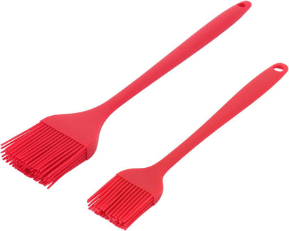 Silicone Basting Brush Set, 4 Piece Heat Resistant 446°F Kitchen Pastry Brushes for Cooking, Baking & BBQ, TRADYX Oil Butter Sauce Brush, One Piece Design, Easy Clean, Dishwasher Safe