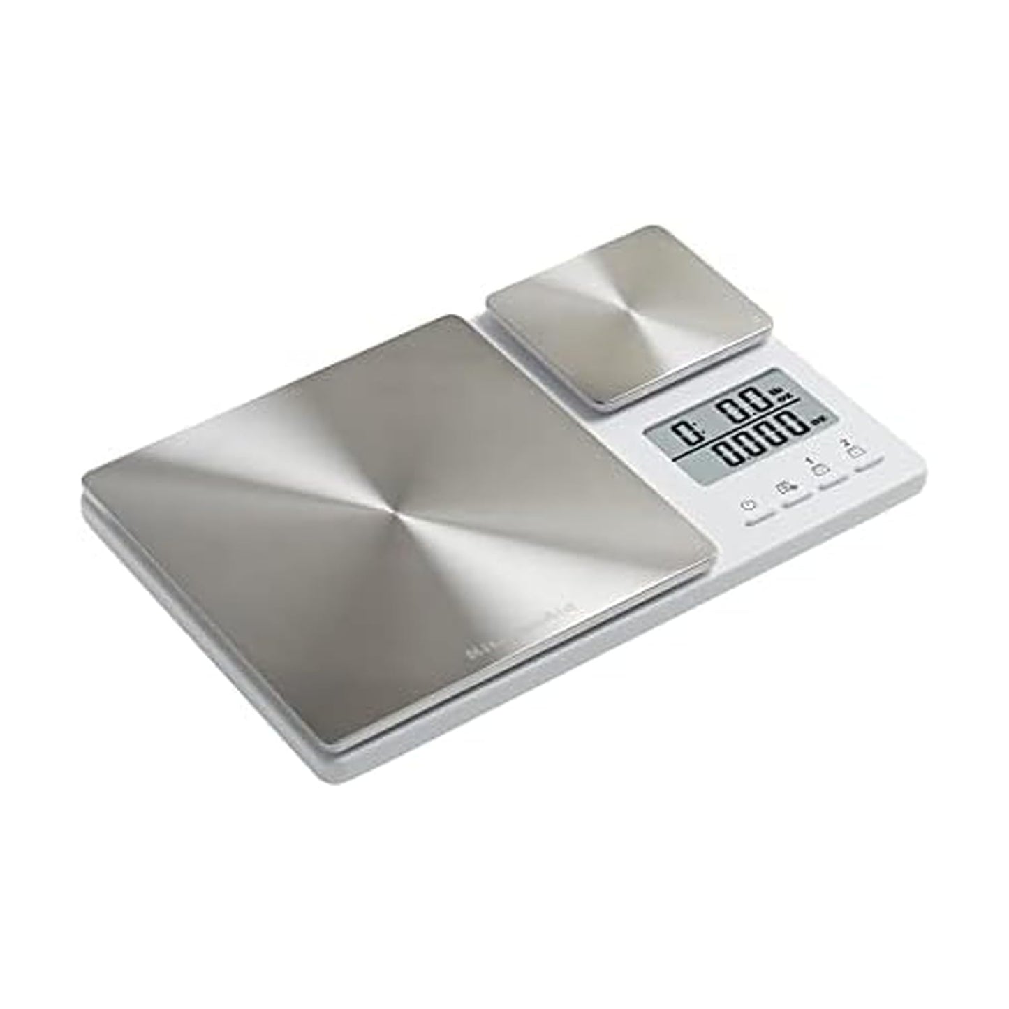 KitchenAid KQ909 Dual Platform Digital Kitchen and Food Scale, 11 pound capacity and Precision 16oz capacity, Black with Stainless Steel