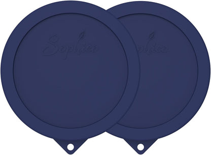 SOPHICO Silicone Replacement Lids for Pyrex Sculpted Glass & Tinted Glass Bowls Mixing Bowls（4 size）