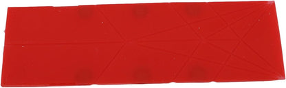Generic 3 in 1 Measuring Spoons with 6 Different Sizes Multifunctional Folding Flat Kitchen Gadget Utensils Spoons (red)
