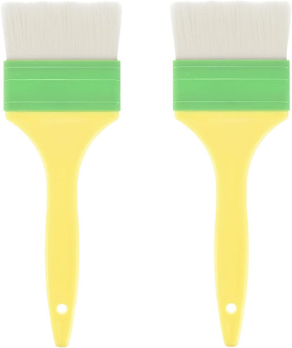 M METERXITY 2-Pack Pastry Brush, Wool Basting Baking BBQ Oil Brush for Cooking/Barbecue/Kitchen [3"]