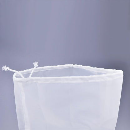 75 Micron Nylon Straining Bag Fine Mesh Food Strainer Filter Bags for Nut Milk, Green Juice, Cold Brew, Home Brewing (12.6" x 8.66")