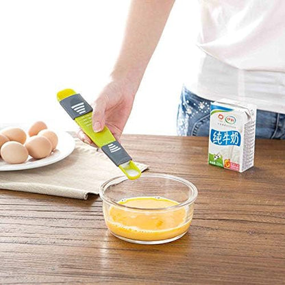 Adjustable Measuring Spoons,Measures Dry and Liquid Ingredients for Baking,Cooking,Powde,Eight-speed Double-ended Graduated Spoon