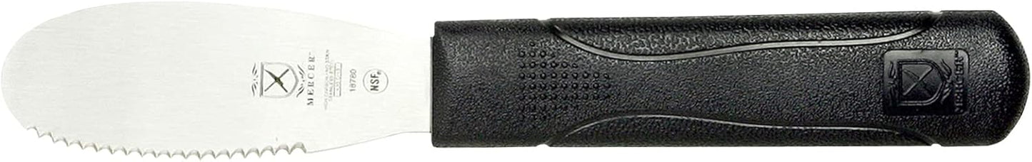 Mercer Culinary Millennia Bench Scraper, 5 7/8 Inch X 3 1/2 Inch Blade, Black Handle