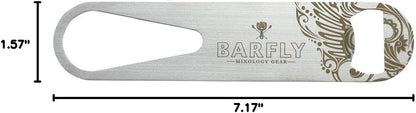 Barfly , Bottle Opener, 7-Inch Stainless