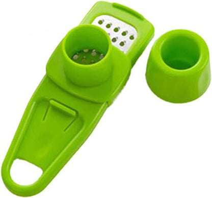 Angel's Peel Lounge Multipurpose Garlic Mincer and Garlic Crusher - Easy Squeeze Clean Garlic Press, Dishwasher Safe Sturdy Tool Compact and Portable Design for Extracts More Paste Per Clove - Pink