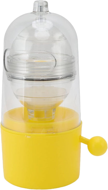 Zerodis Egg Spinner, Pulling Rope Detachable Plastic Dishwasher Washable Manual Golden Egg Shakers, Egg White and Yolk Spin Mixer Egg Scrambler for Making Hard Boiled Golden Eggs