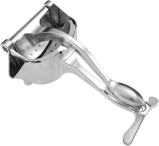 Juicer Manual,Manual Juicer Hand Press,Exprimidor De Limones Acero Inoxidable,Lime Squeezer for Beer Bottle,Ultimate Juice Squeeze,Lemon Squeezer Stainless Steel(SIZE:7.36x4.41x3.66inch)