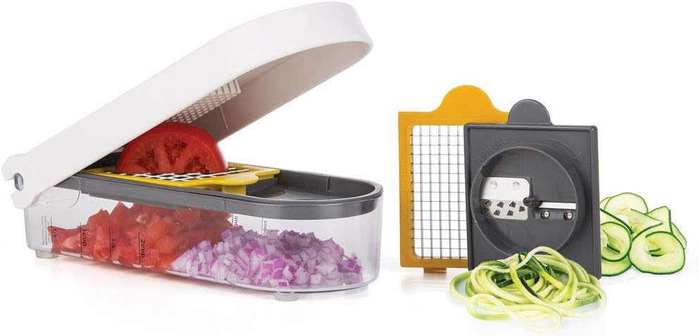Prepworks from Progressive Dicer Spiralizer Veggie Chopper, White
