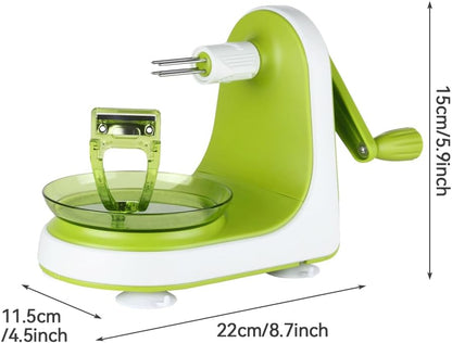 KEOUKE Manual Apple Peeler with Suction Base - Quick, Safe Desktop Apple Skin Peeler, Replaceable Blade, Easy to Clean for Home Kitchen Quick Applesauce Pie Making