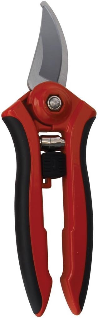 Dramm ColorPoint Stainless Steel Compact Garden Pruning Shears, Hand Pruner, Garden Clippers, with Heavy Duty Blade and Easy grip Handle, Yellow