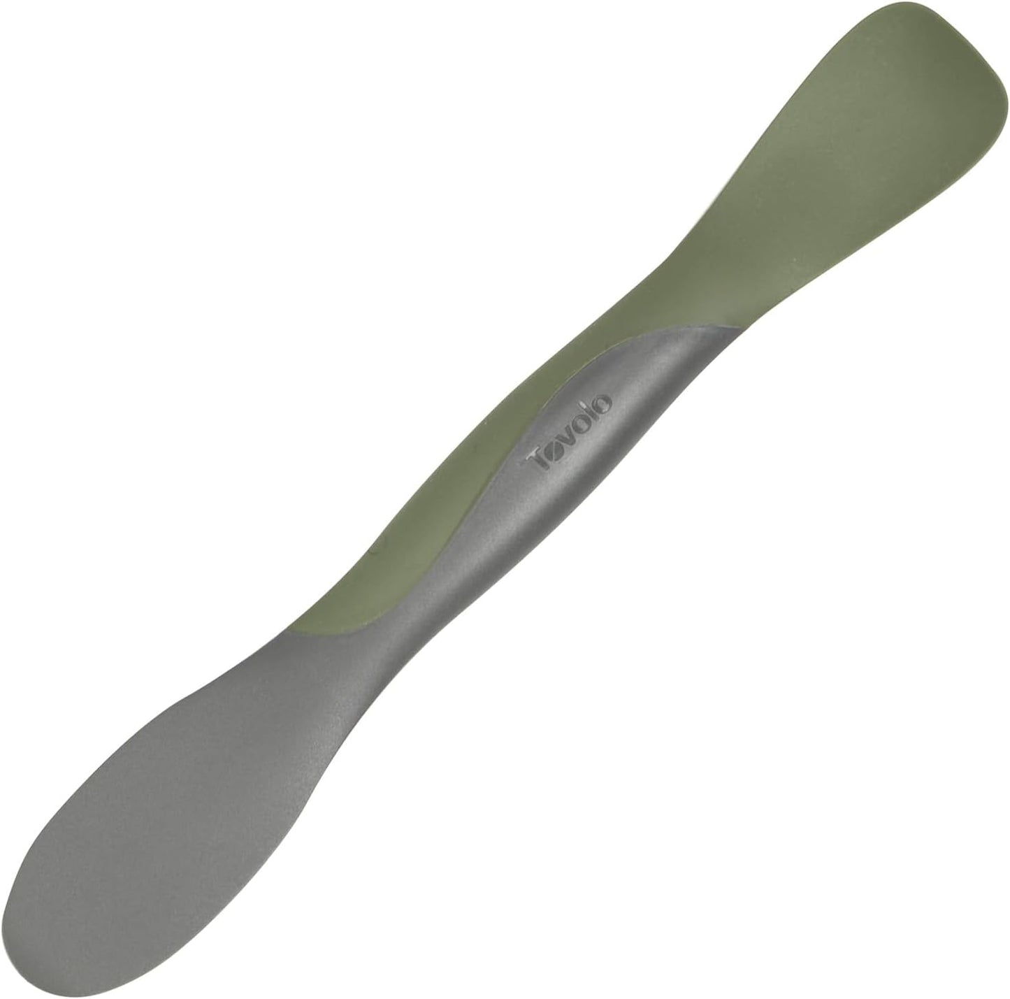 Tovolo Tool for Kitchen Meal Prep to Scoop Spread Slice and Scrape,White/Gray
