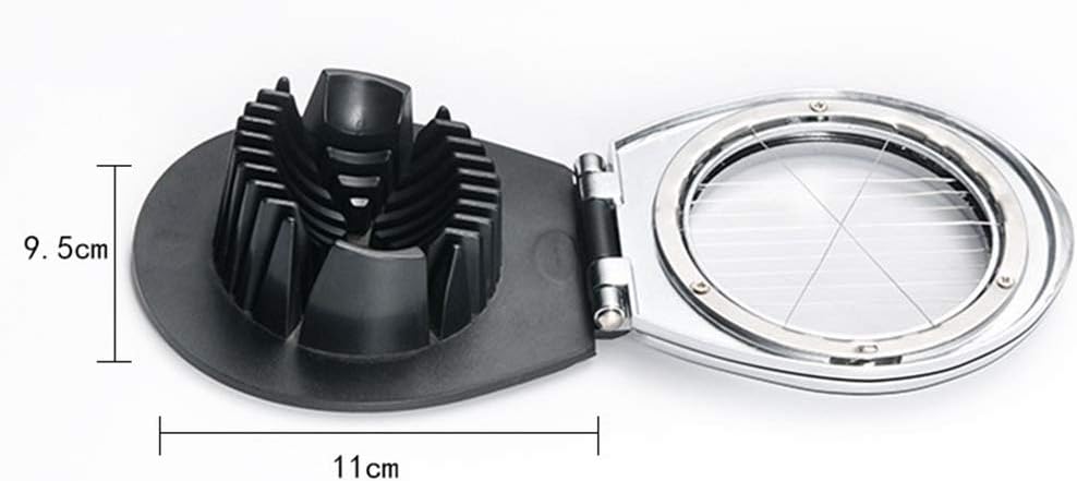 Egg Cutter, Stainless Steel Cutter Wire with 3 Slicing Styles, Manual Egg Slicer Kitchen Helper for Hard Boiled Eggs, Strawberry, Fruit Garnish Slicer, Labor Saving