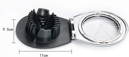 Egg Cutter, Stainless Steel Cutter Wire with 3 Slicing Styles, Manual Egg Slicer Kitchen Helper for Hard Boiled Eggs, Strawberry, Fruit Garnish Slicer, Labor Saving