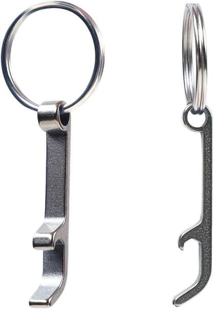 Titanium Keychain Beer Bottle Opener Keychain 2Pcs